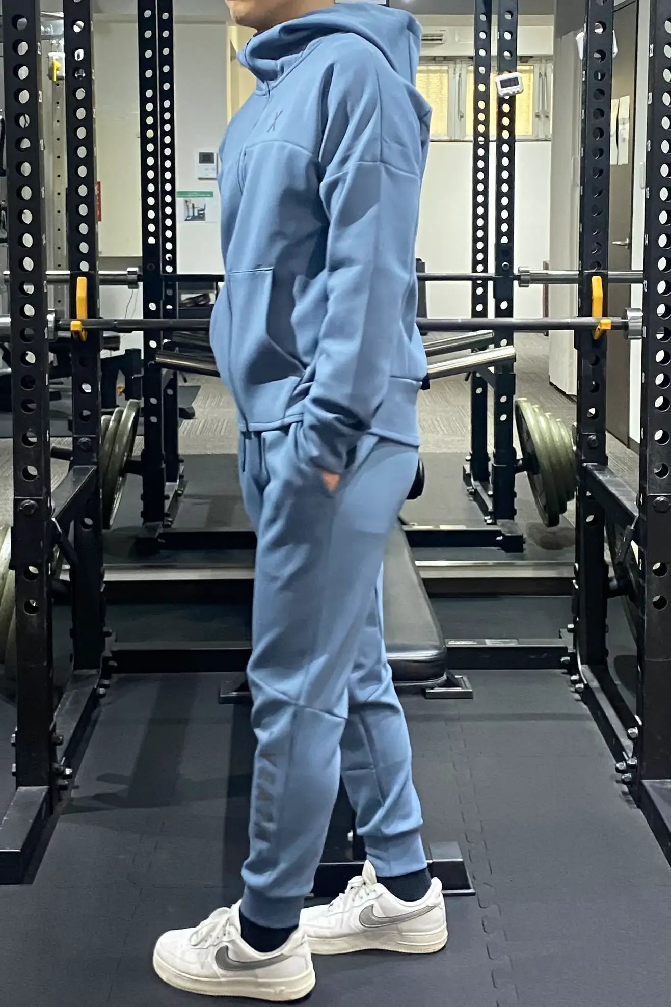 TECH FULL ZIP HOODIE NAVYカラー, TECH JOGGER PANTS NAVYカラー