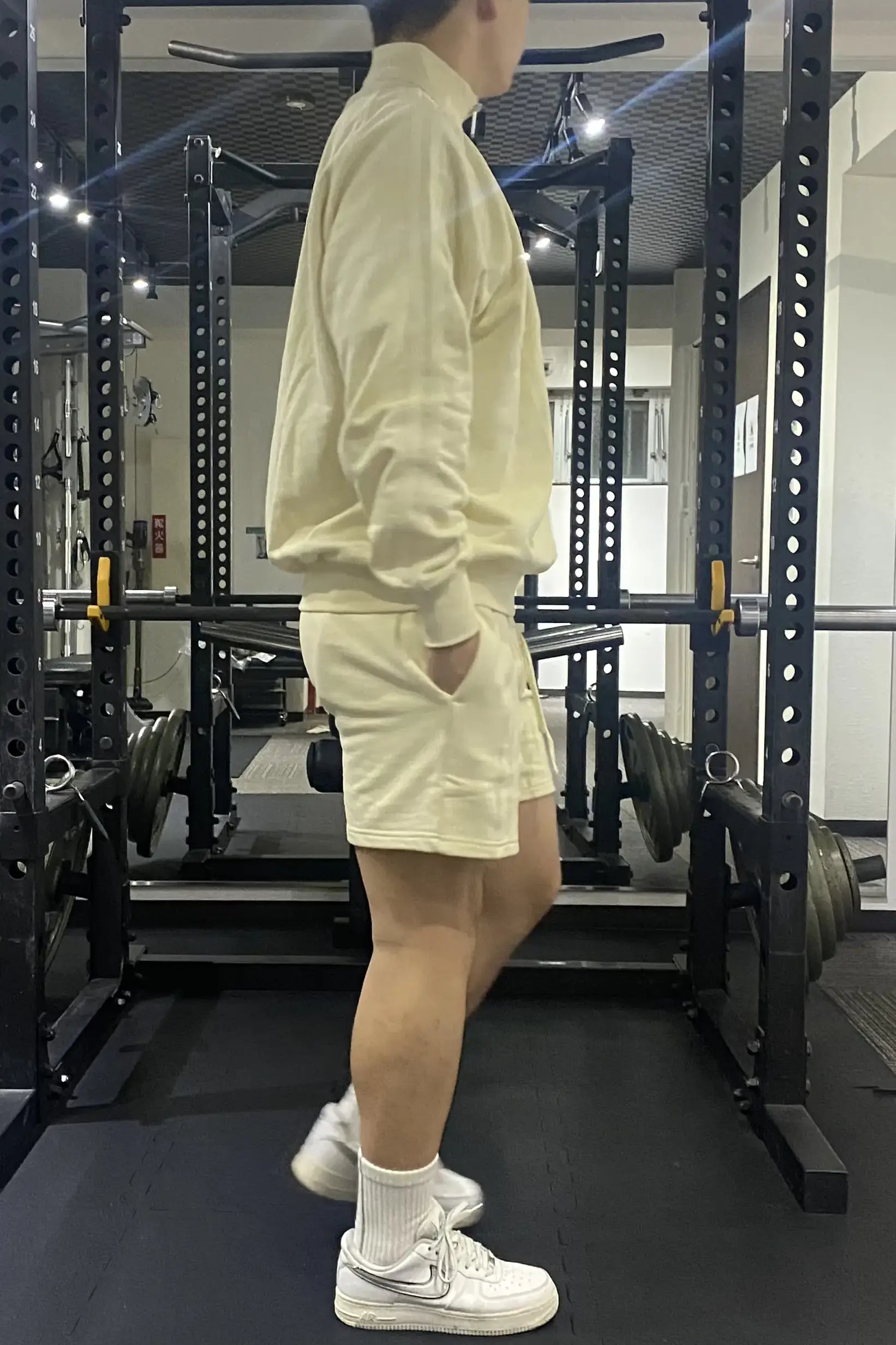 HEAVY WEIGHT LOOSE HALF ZIP