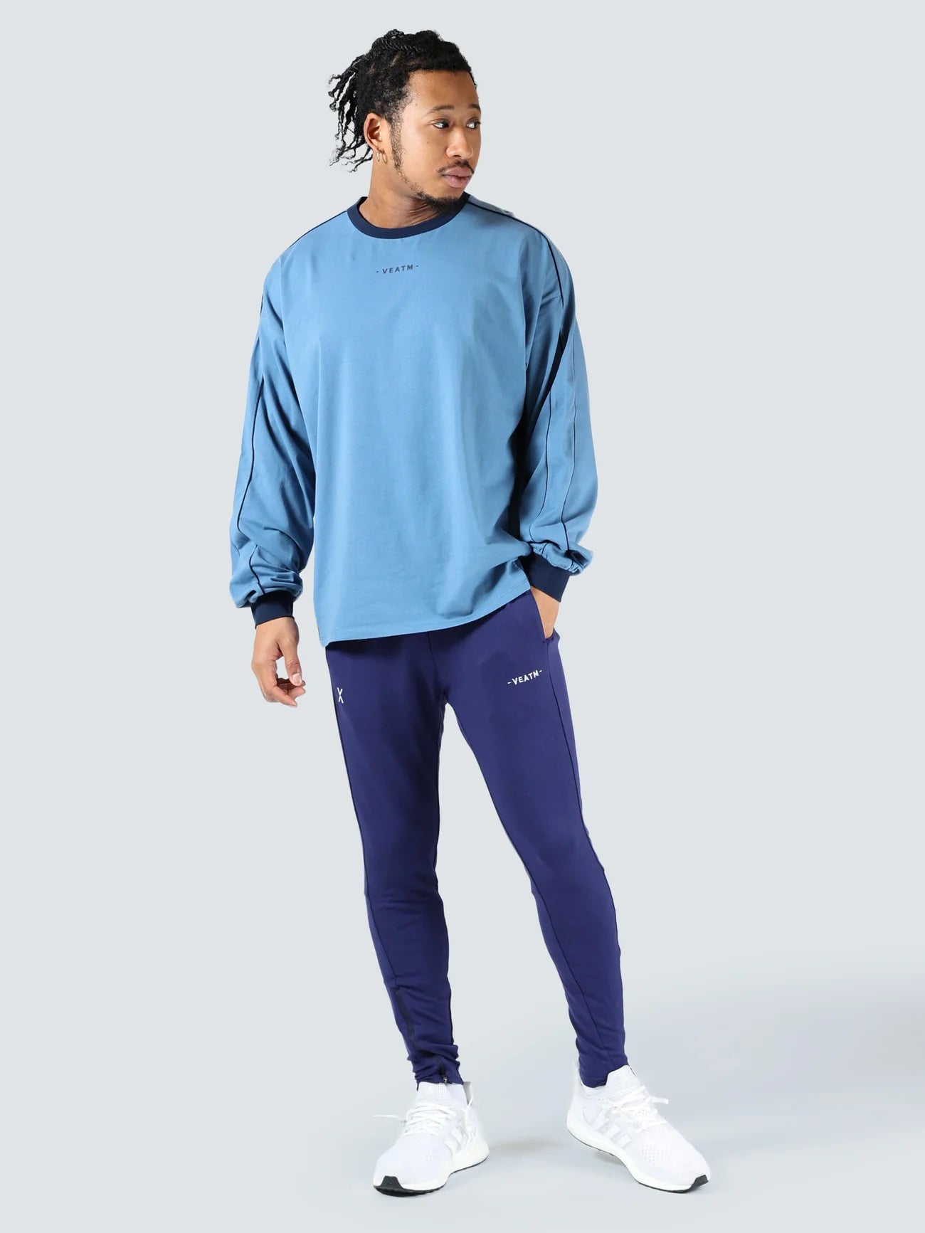 LONG SLEEVE BIG T-SHIRT BLUEカラー