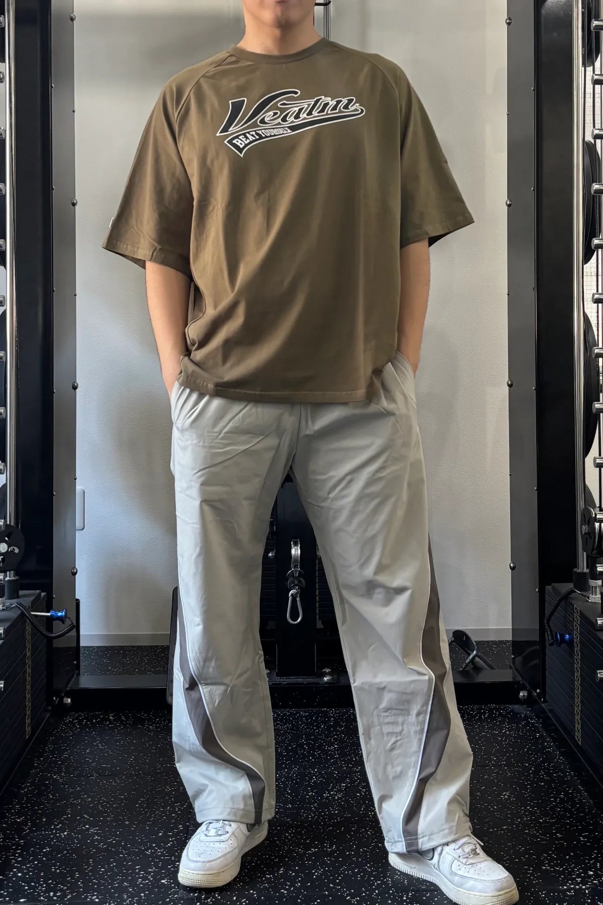 VEATM ORG SHORT SLEEVE BIG T-SHIRT 着用画像