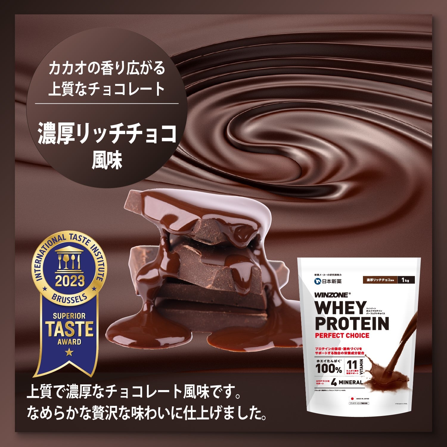 WINZONEプロテイン 濃厚リッチチョコ