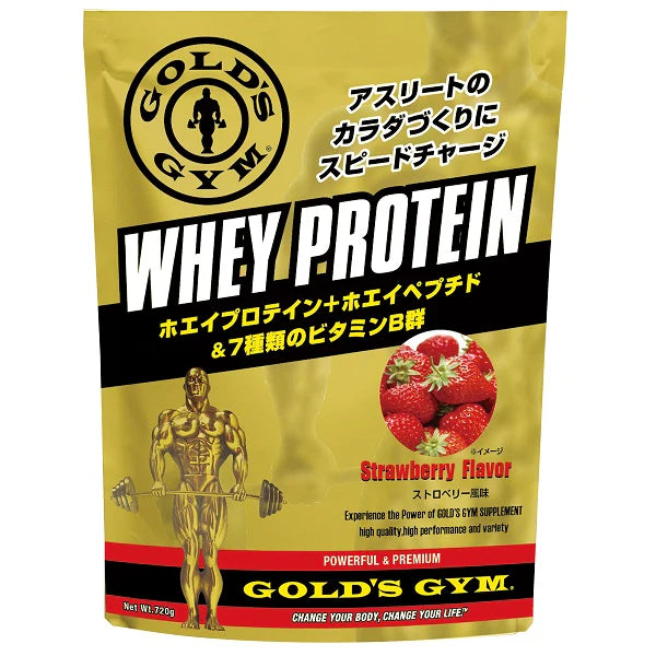 ゴールドジム ホエイプロテイン ストロベリー風味